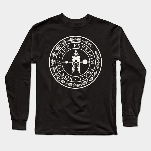 The Freedom Trail - Fallout 4 Long Sleeve T-Shirt by DesignedbyWizards